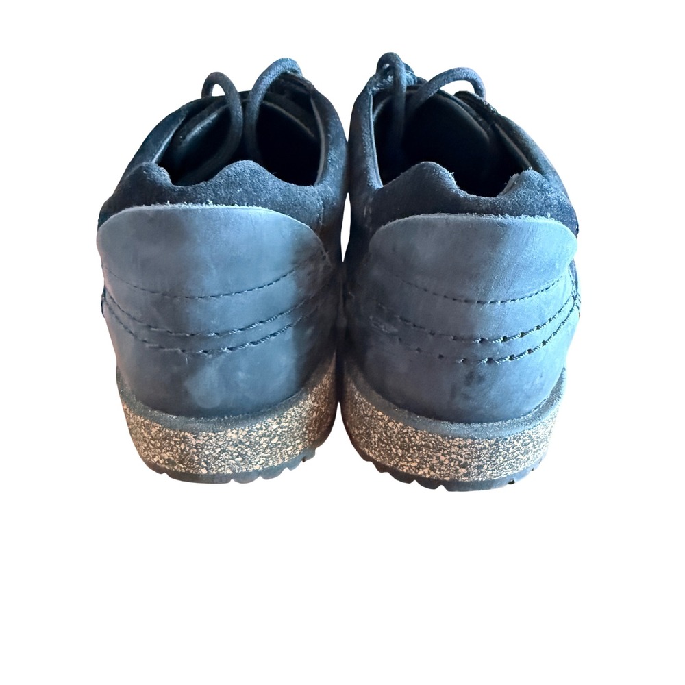 Birkenstock Bend Low Sneakers EU 39 Black Suede Cork Lace Up Comfort Shoes - Picture 8 of 11